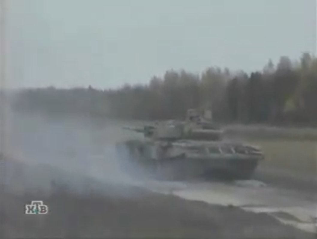 T-90 demonstrates its technical rate of fire by firing 3 times in 13 seconds. Courtesy of Vasiliy Fofanov.